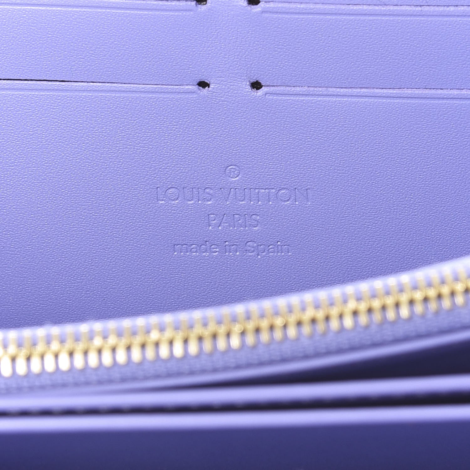 Louis Vuitton Vernis Zippy Wallet Lilac 6 of 6