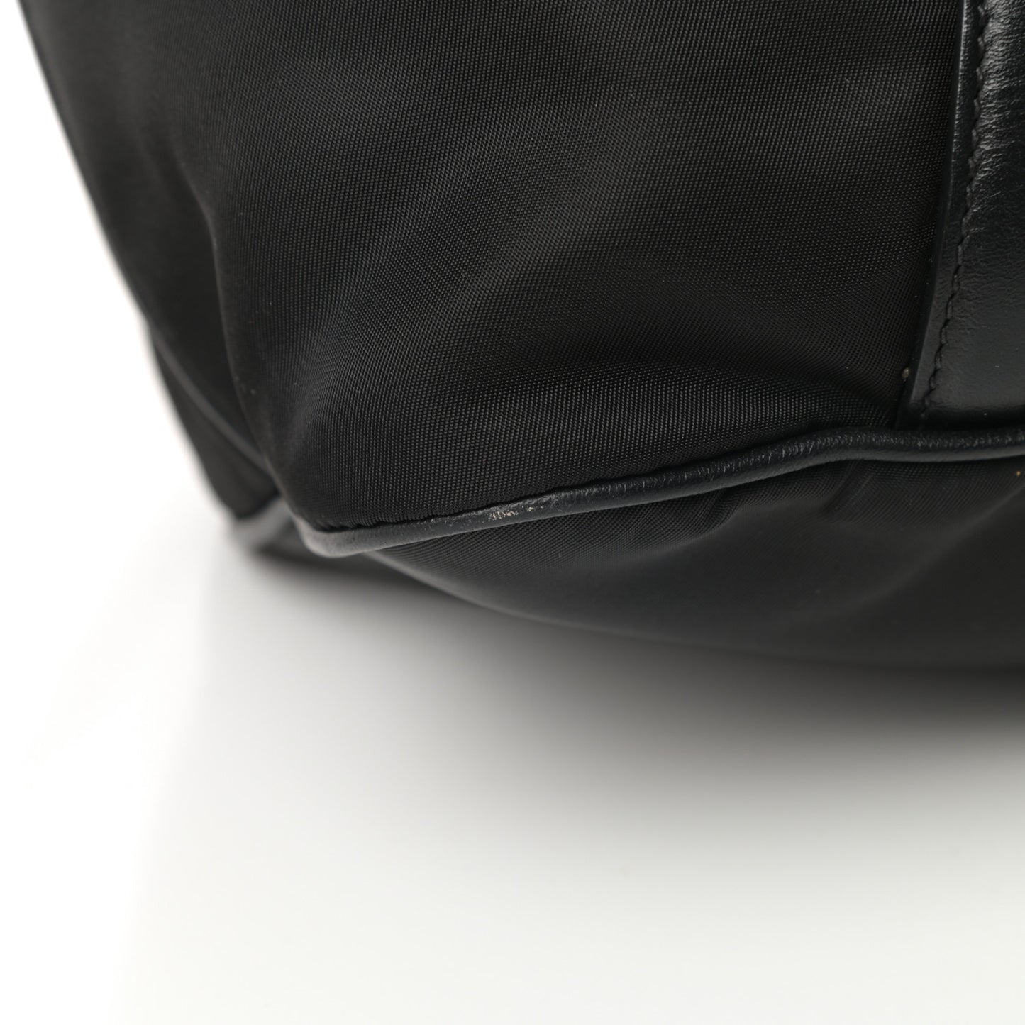 Tessuto Nylon Soft Calf Tote Black