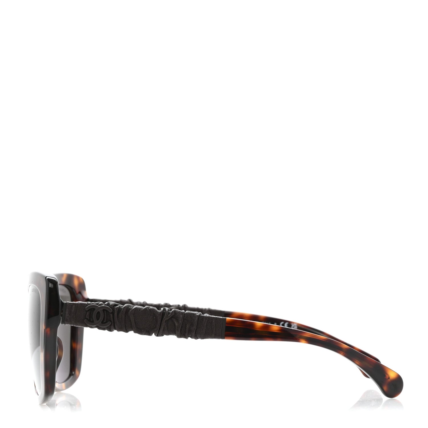 Chanel Acetate Calfskin Square Sunglasses 5476-Q-A Tortoise