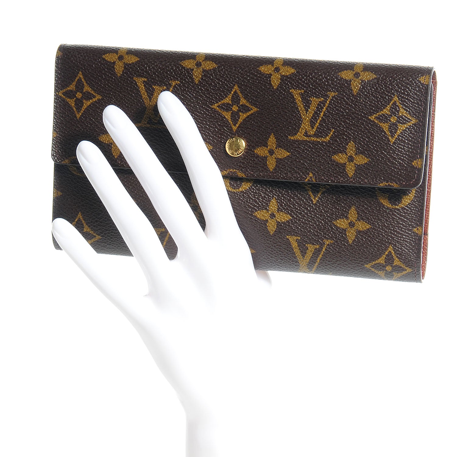 Louis Vuitton Monogram Porte Tresor International Wallet 2 of 7