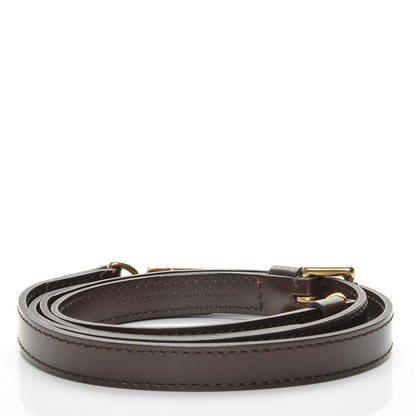 Louis Vuitton Calfskin 16mm Adjustable Shoulder Strap Brown 2 of 6