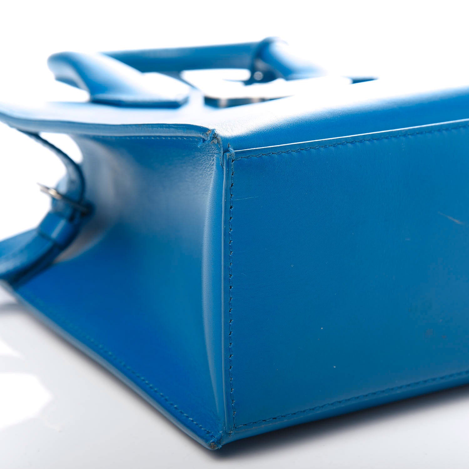 Balenciaga Smooth Calfskin Acrochord Mini All Afternoon Tote Outremer Bleu Lazuli 6 of 14