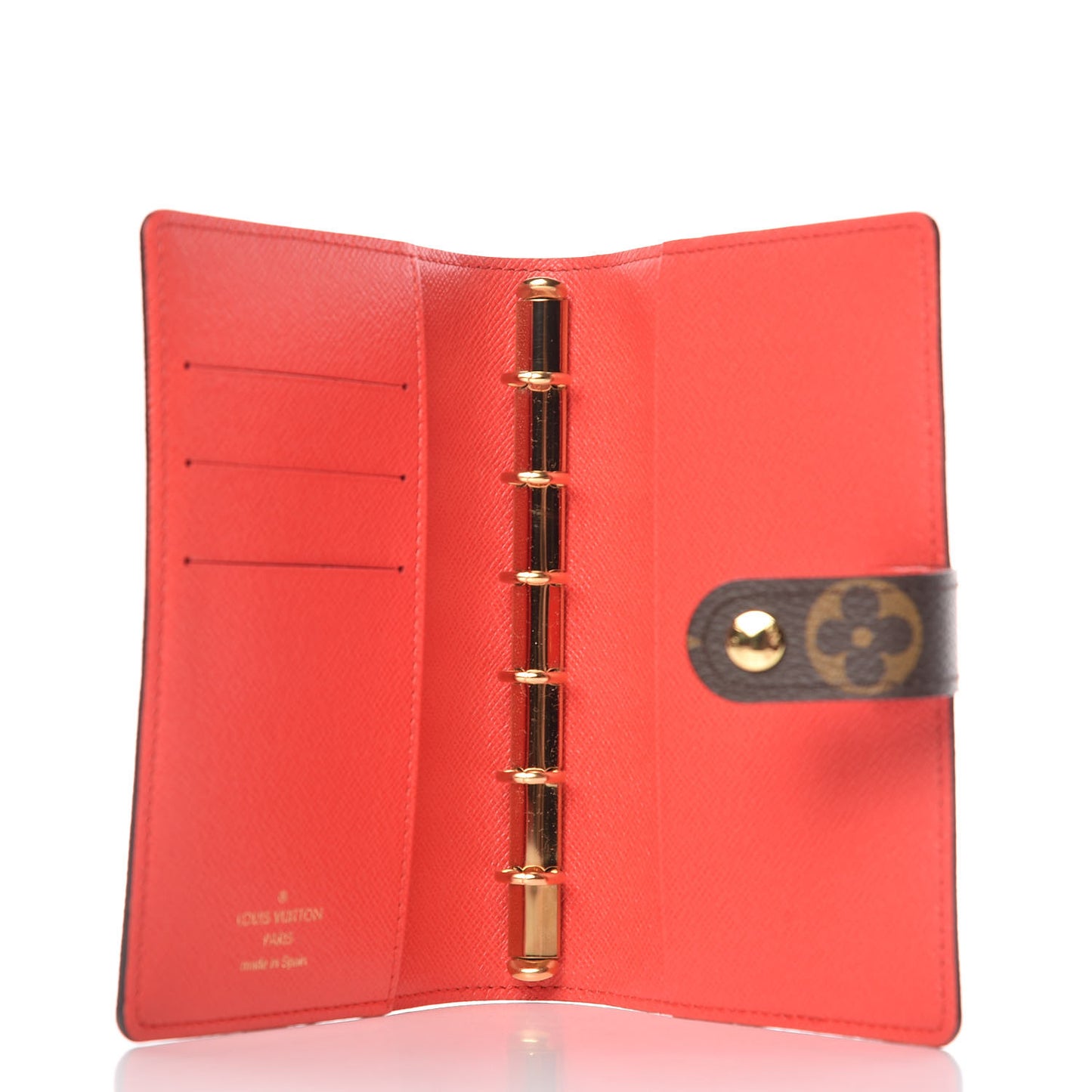 Monogram 2015 Christmas Animation Small Ring Agenda Cover Poppy
