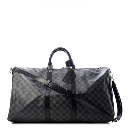Louis Vuitton Damier Graphite Keepall Bandouliere 55 1 of 8