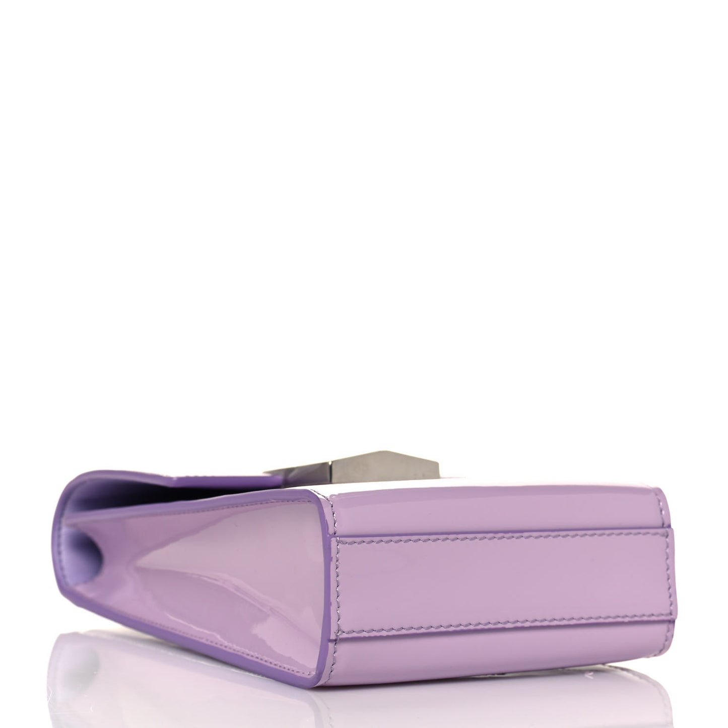 Patent Calfskin Mini Vertical 4G Bag Lilac