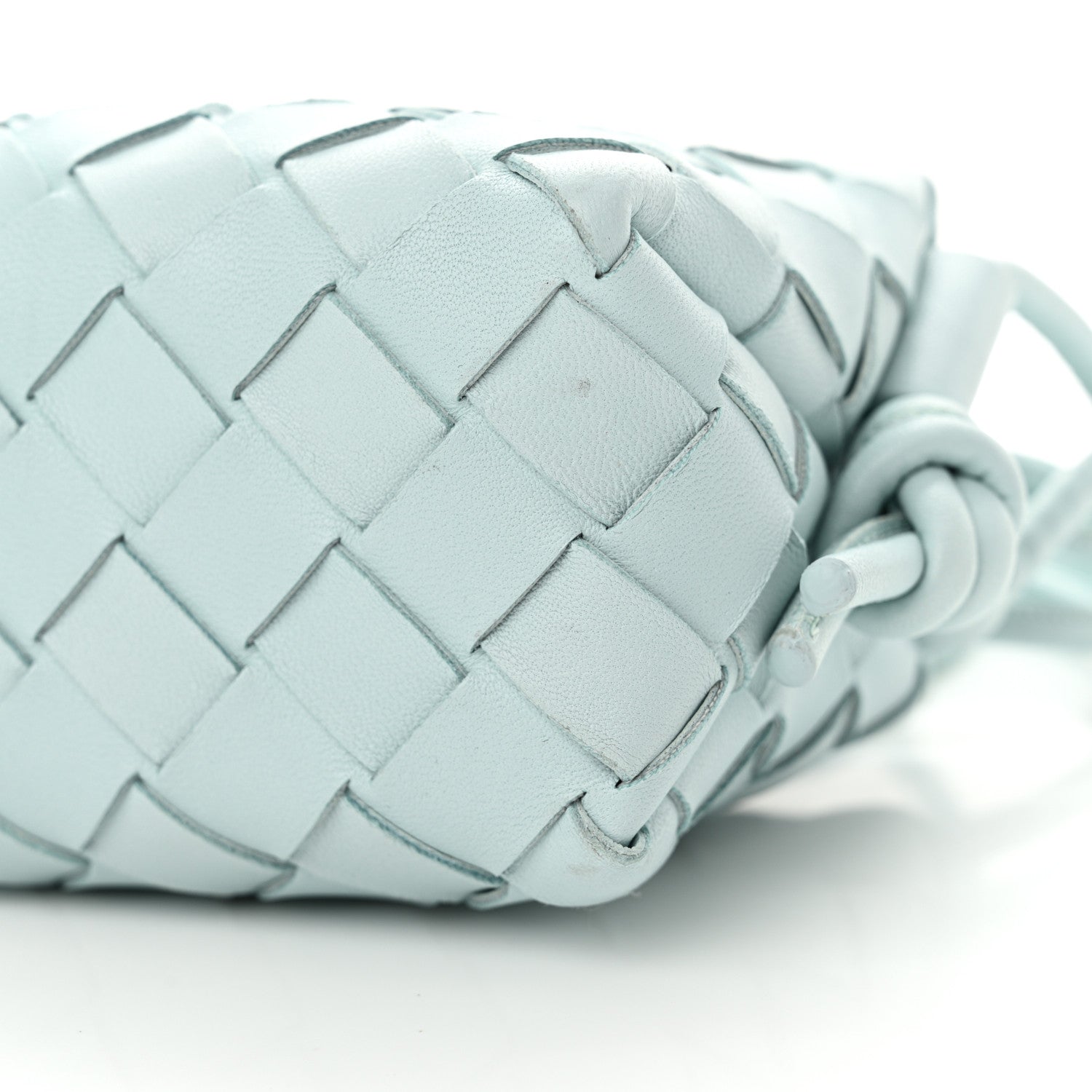 Bottega Veneta Nappa Intrecciato Candy Loop Camera Bag Light Blue 9 of 10