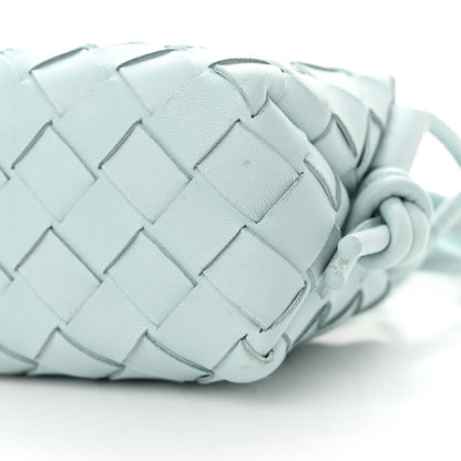 Bottega Veneta Nappa Intrecciato Candy Loop Camera Bag Light Blue 9 of 10