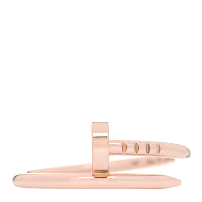 Cartier 18K Pink Gold Small Juste Un Clou Ring 54 6.75 1 of 5