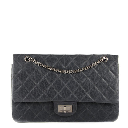 Chanel Aged Calfskin Quilted 50th Anniversary 2.55 Reissue 227 Flap Grey 1 of 8