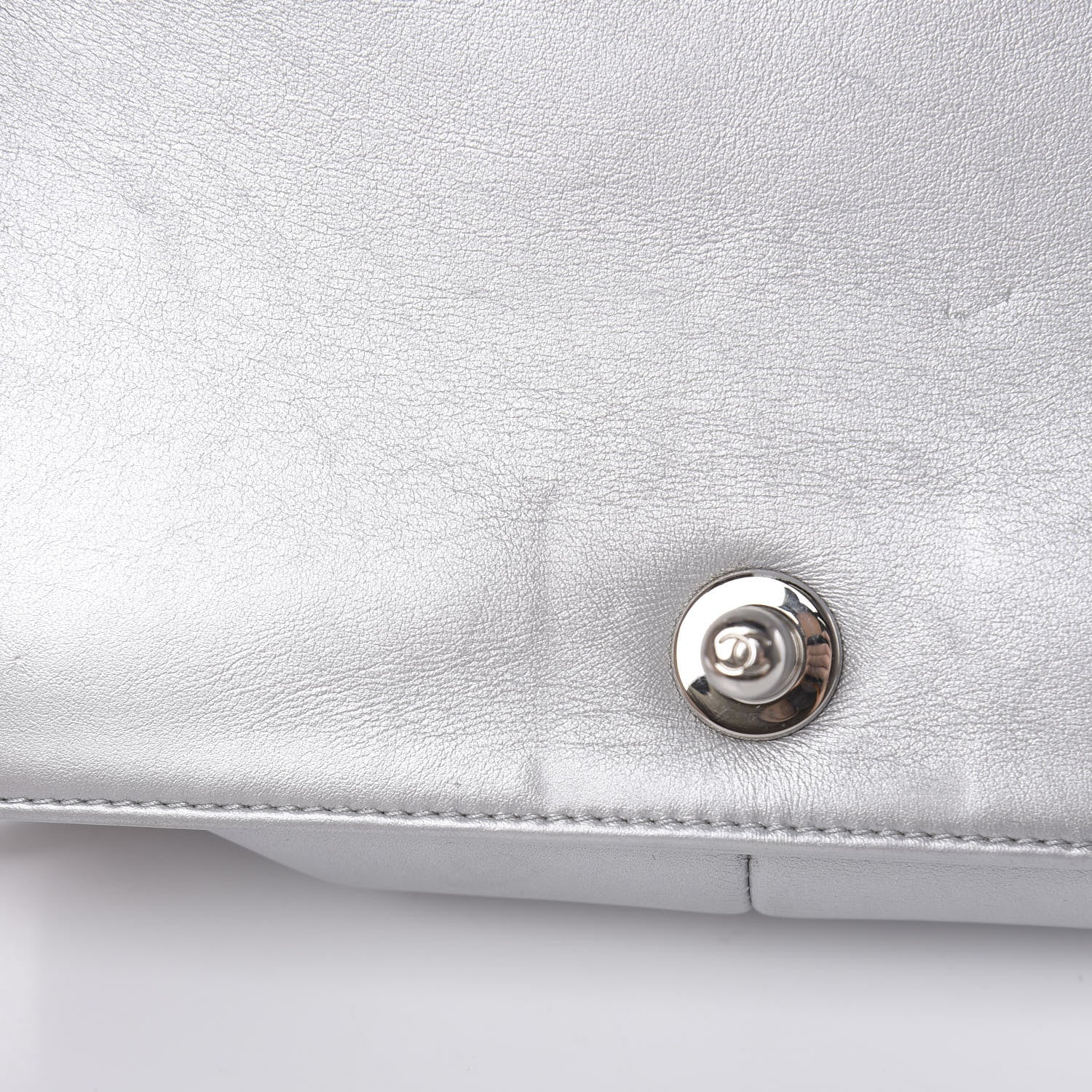Chanel Metallic Lambskin LED Small Boy Flap Silver 13 of 17