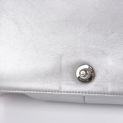 Chanel Metallic Lambskin LED Small Boy Flap Silver 13 of 17