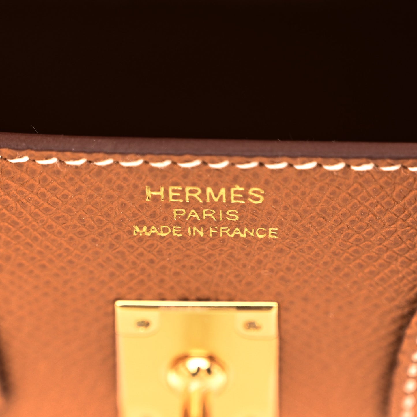 Epsom Birkin Sellier 25 Gold