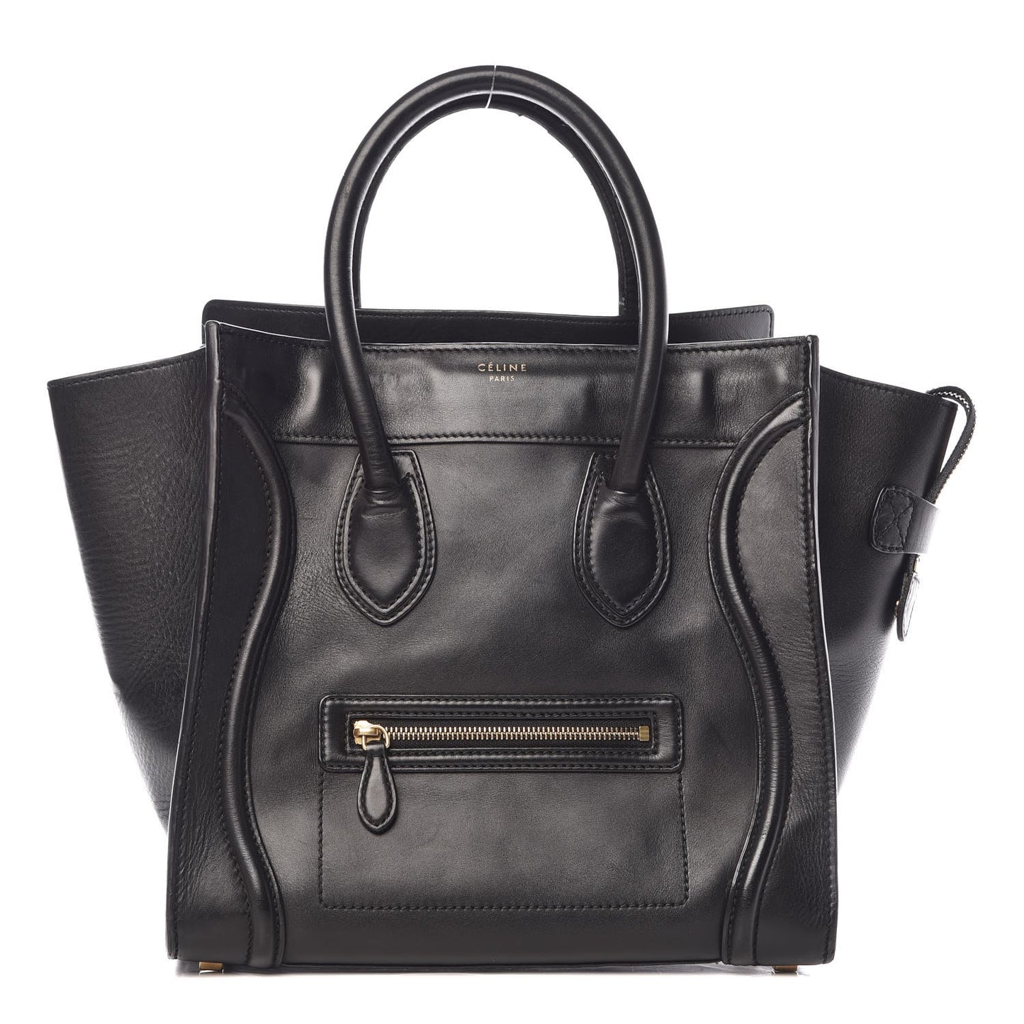 Smooth Calfskin Mini Luggage Black