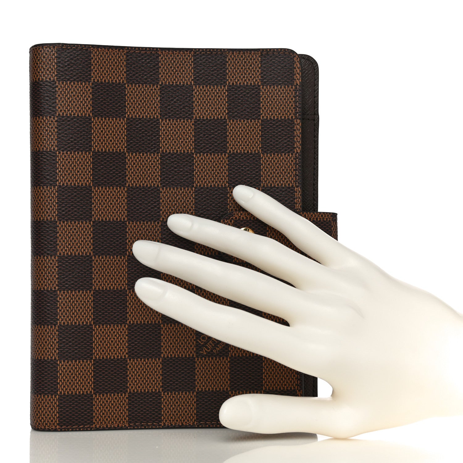 Louis Vuitton Damier Ebene Medium Ring Agenda Cover 2 of 11