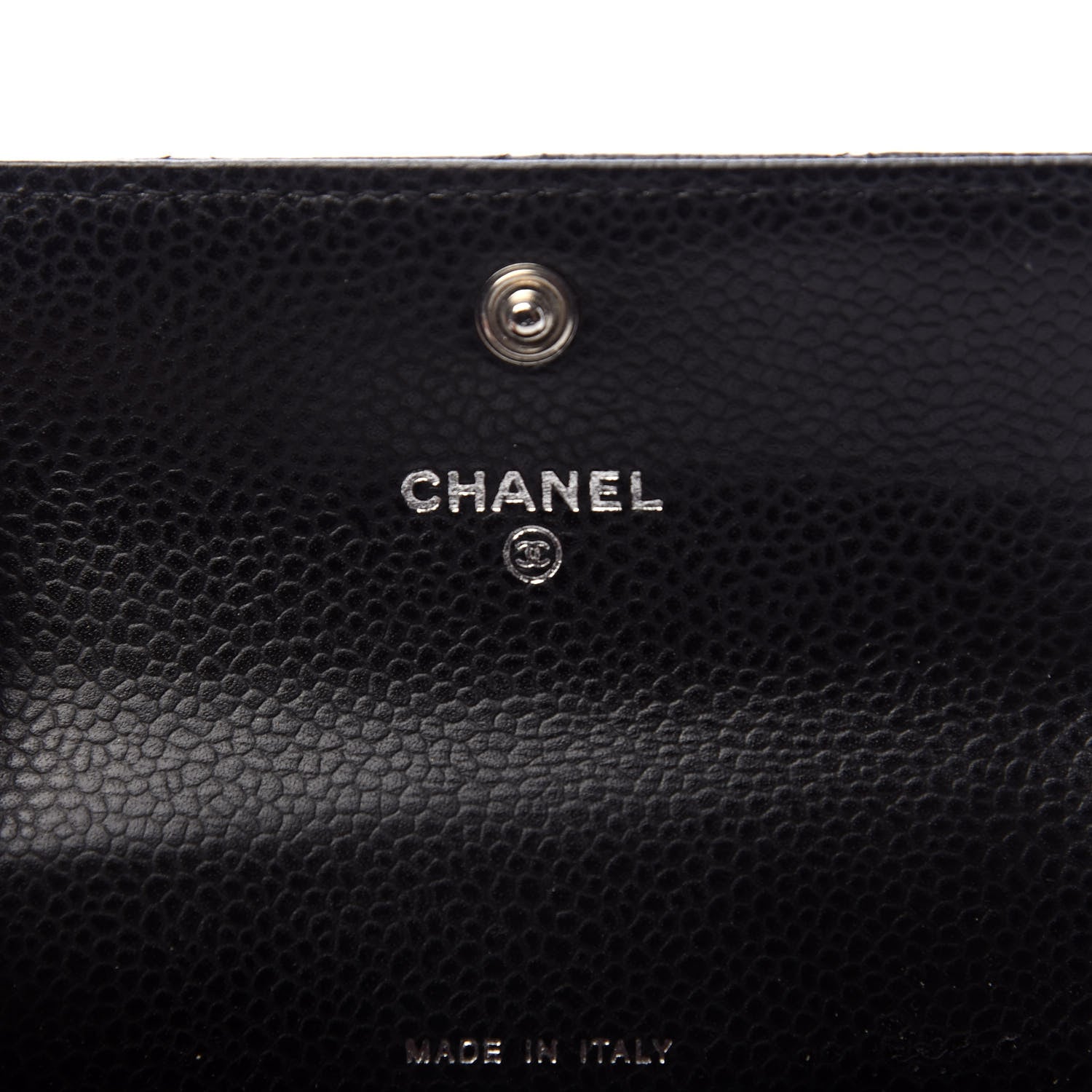 Chanel Caviar Quilted Flap Card Holder Black 7 of 9
