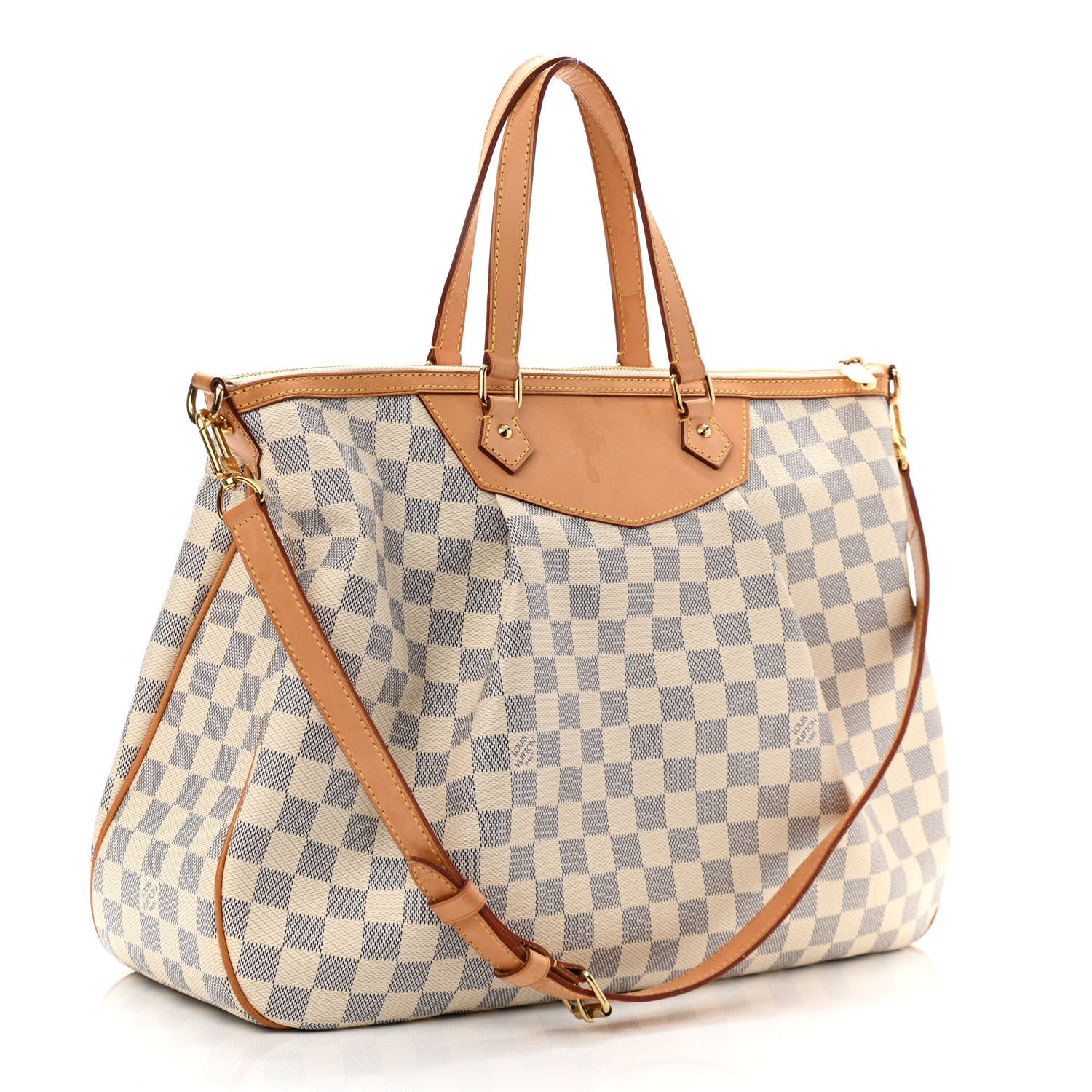 Louis Vuitton Damier Azur Siracusa GM 3 of 11