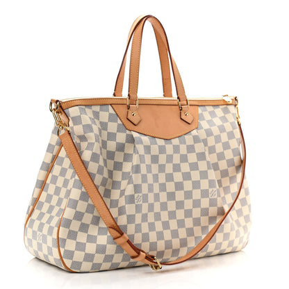 Louis Vuitton Damier Azur Siracusa GM 3 of 11