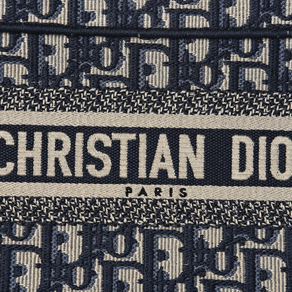 Christian Dior Oblique Mini Book Tote Blue Multicolor 8 of 9