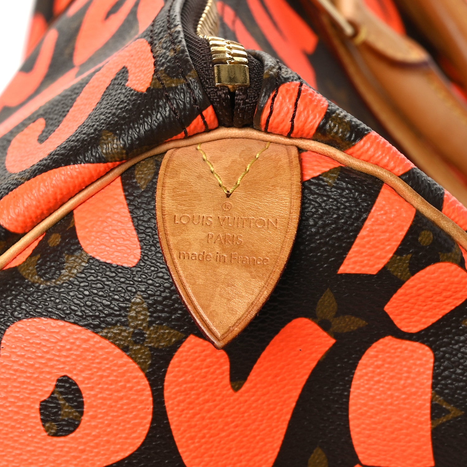Louis Vuitton Monogram Graffiti Keepall 50 Orange 6 of 10