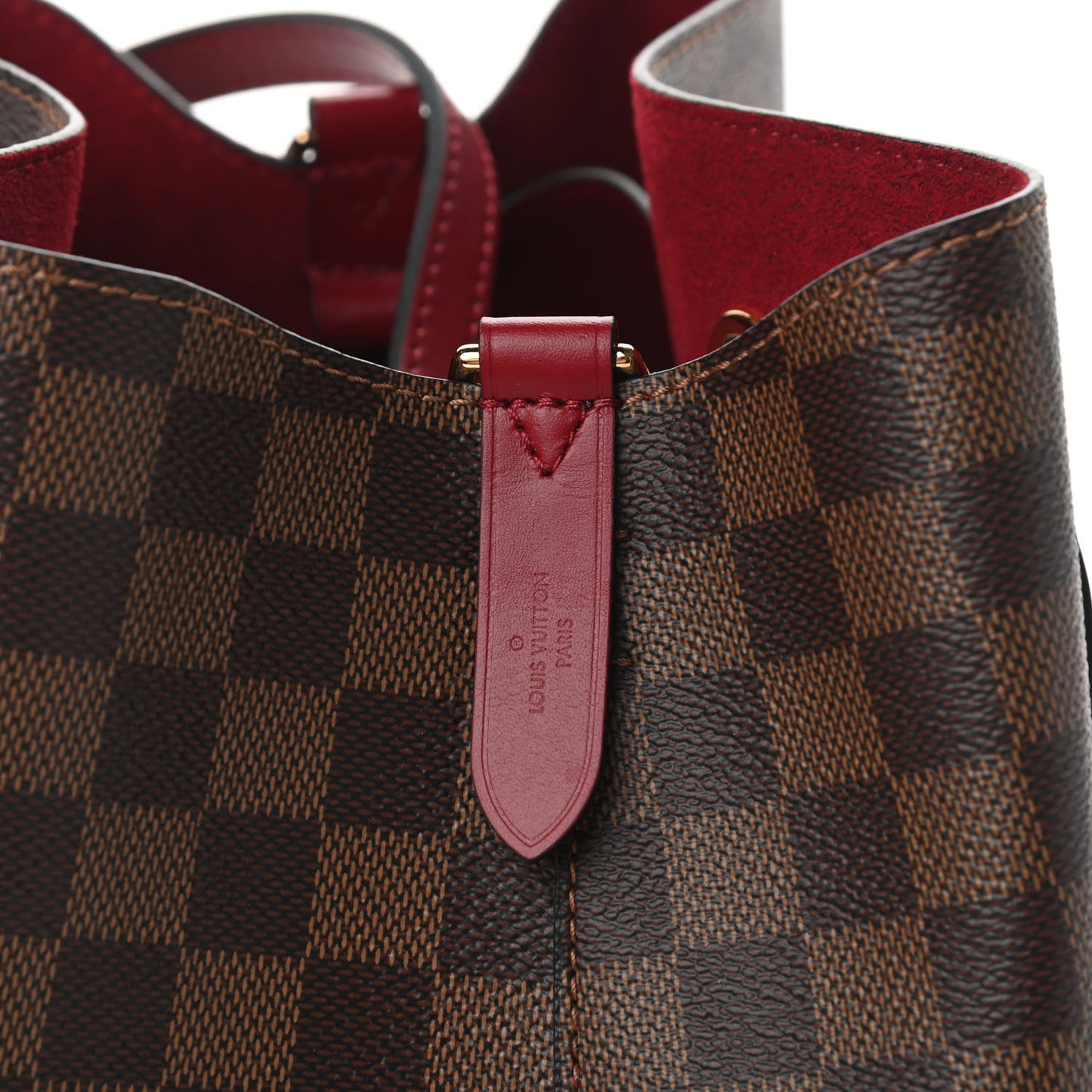 Damier Ebene Neonoe MM Cherry Berry