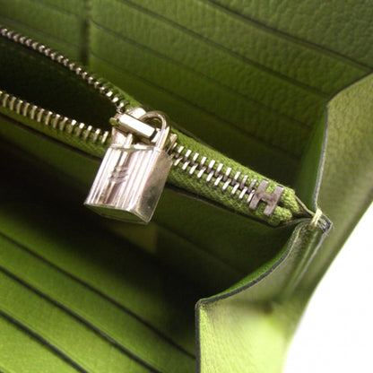 Hermes Clemence Kelly Longue Wallet Sage 9 of 9