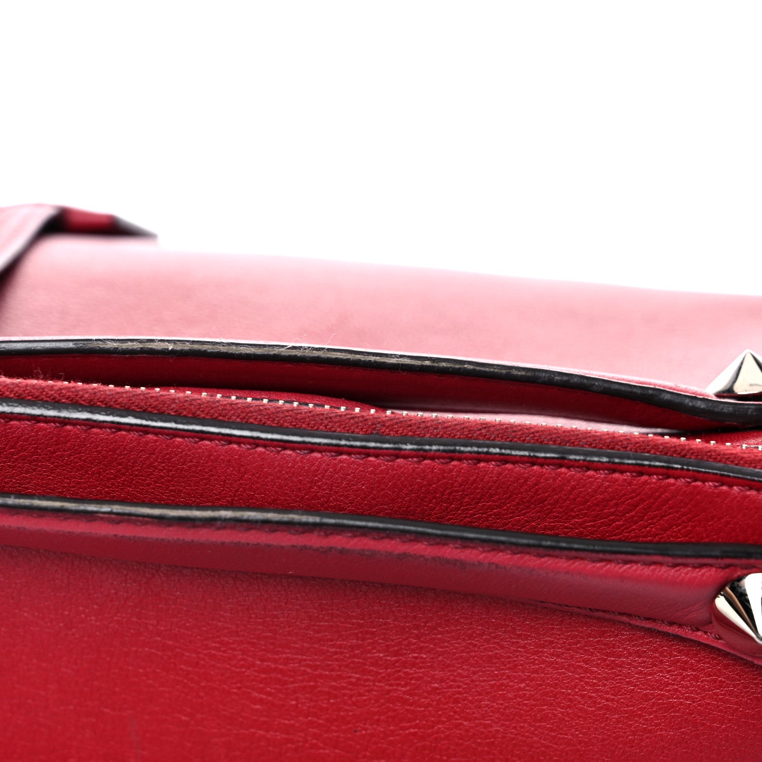 Fendi Vitello Dolce Marmol Large By The Way Boston Bag Ciliegia 29 of 32