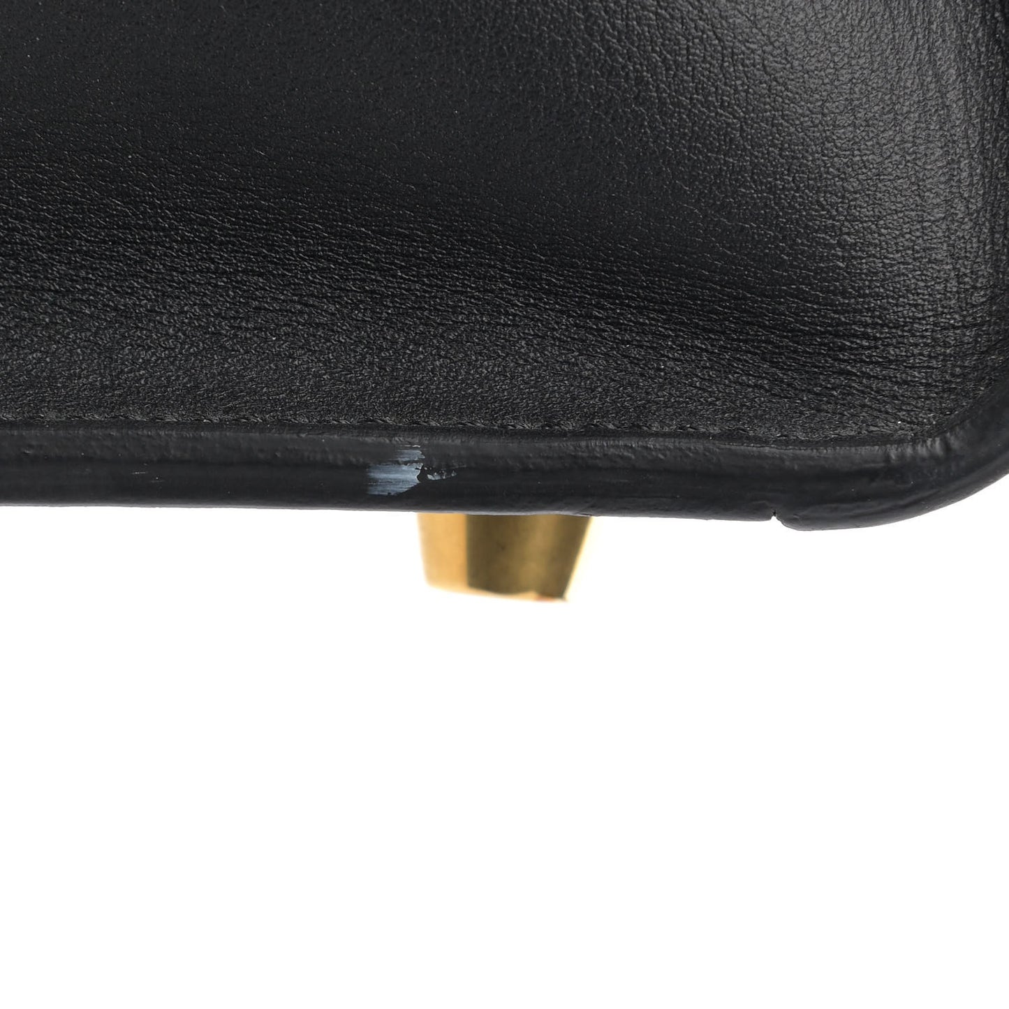 Smooth Calfskin Small Ring Bag Black