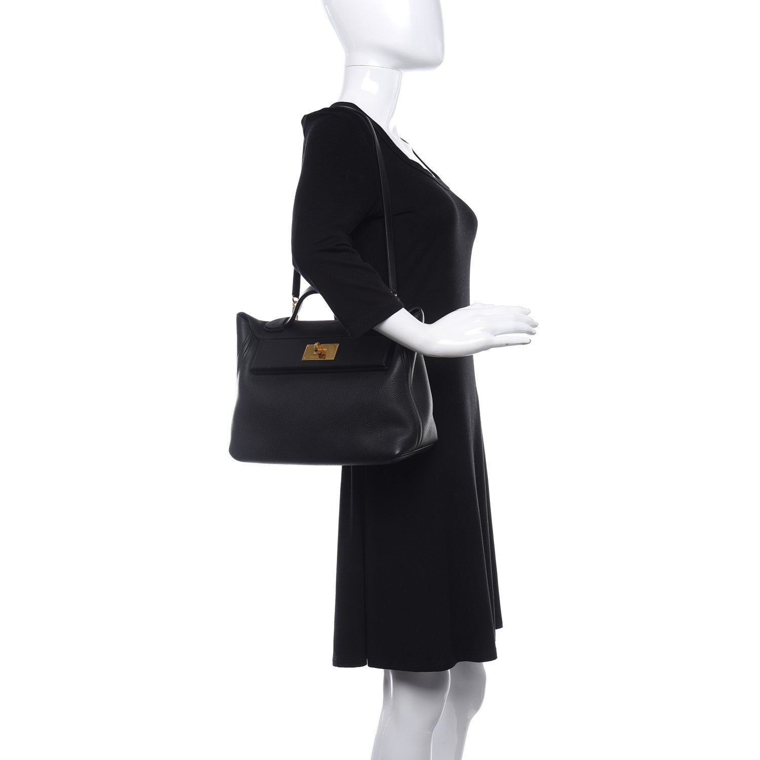 Hermes Taurillon Maurice Swift 24/24 29 Black 2 of 10