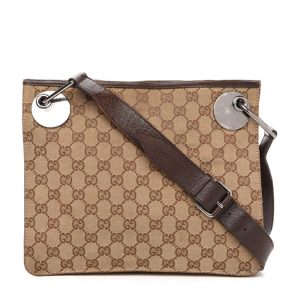 Gucci Monogram Eclipse Messenger Bag Dark Brown 1 of 13