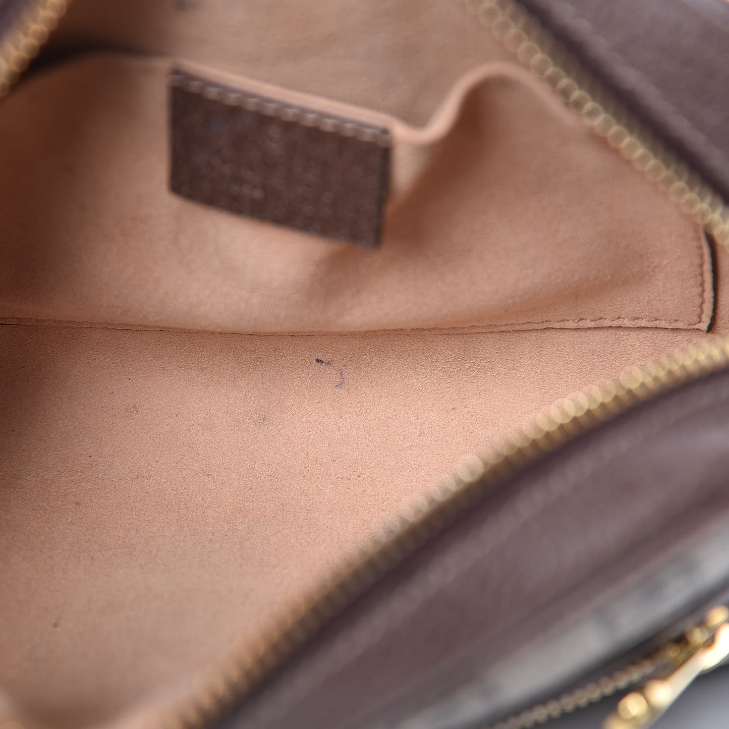 GG Supreme Monogram Web Mini Ophidia Shoulder Bag Brown