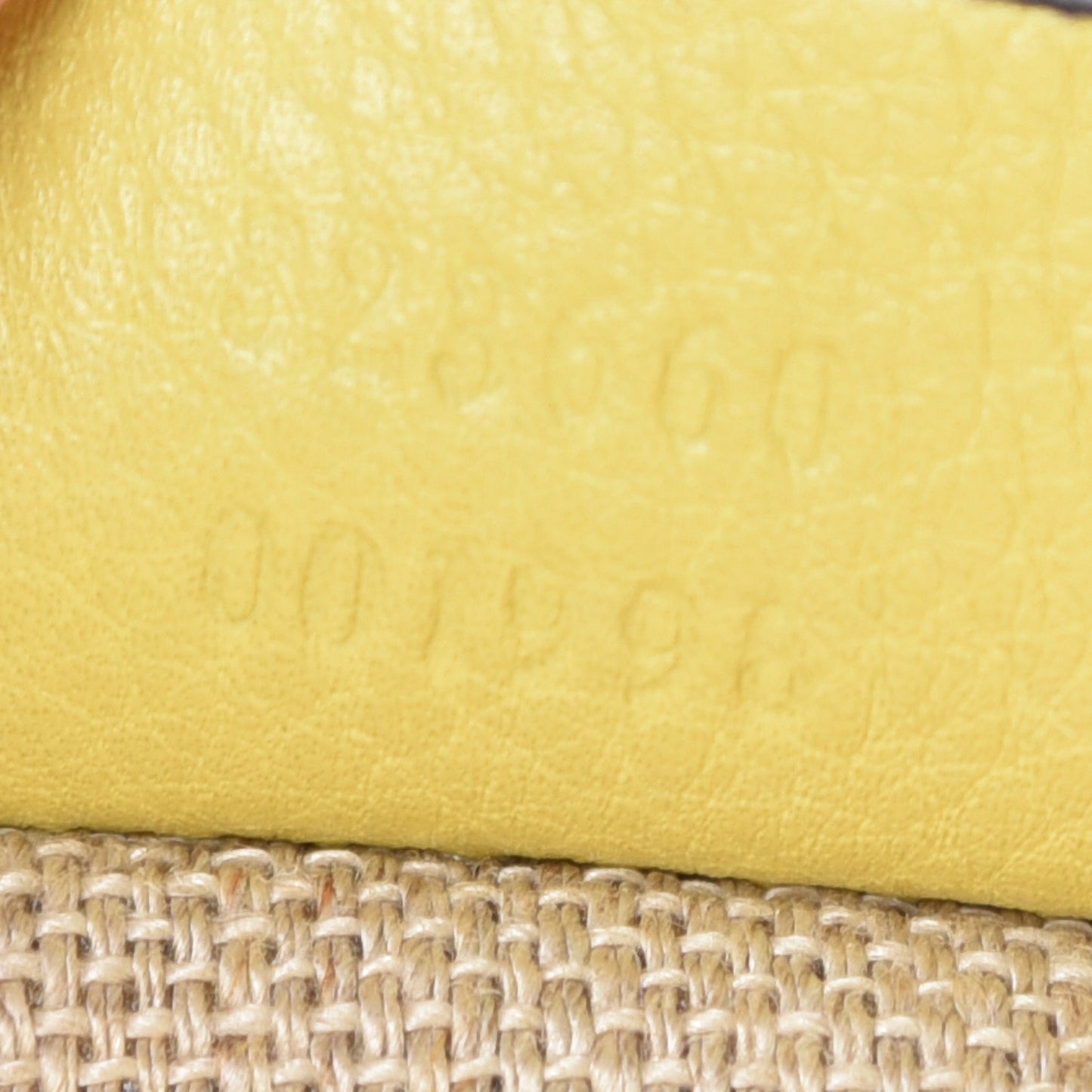 Pebbled Calfskin Medium Bamboo Shopper Tote Citrus Grey