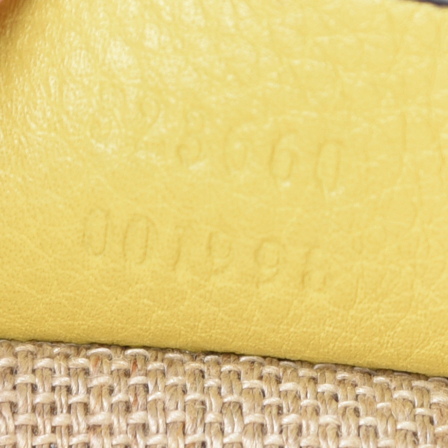 Gucci Pebbled Calfskin Medium Bamboo Shopper Tote Citrus Grey 10 of 13