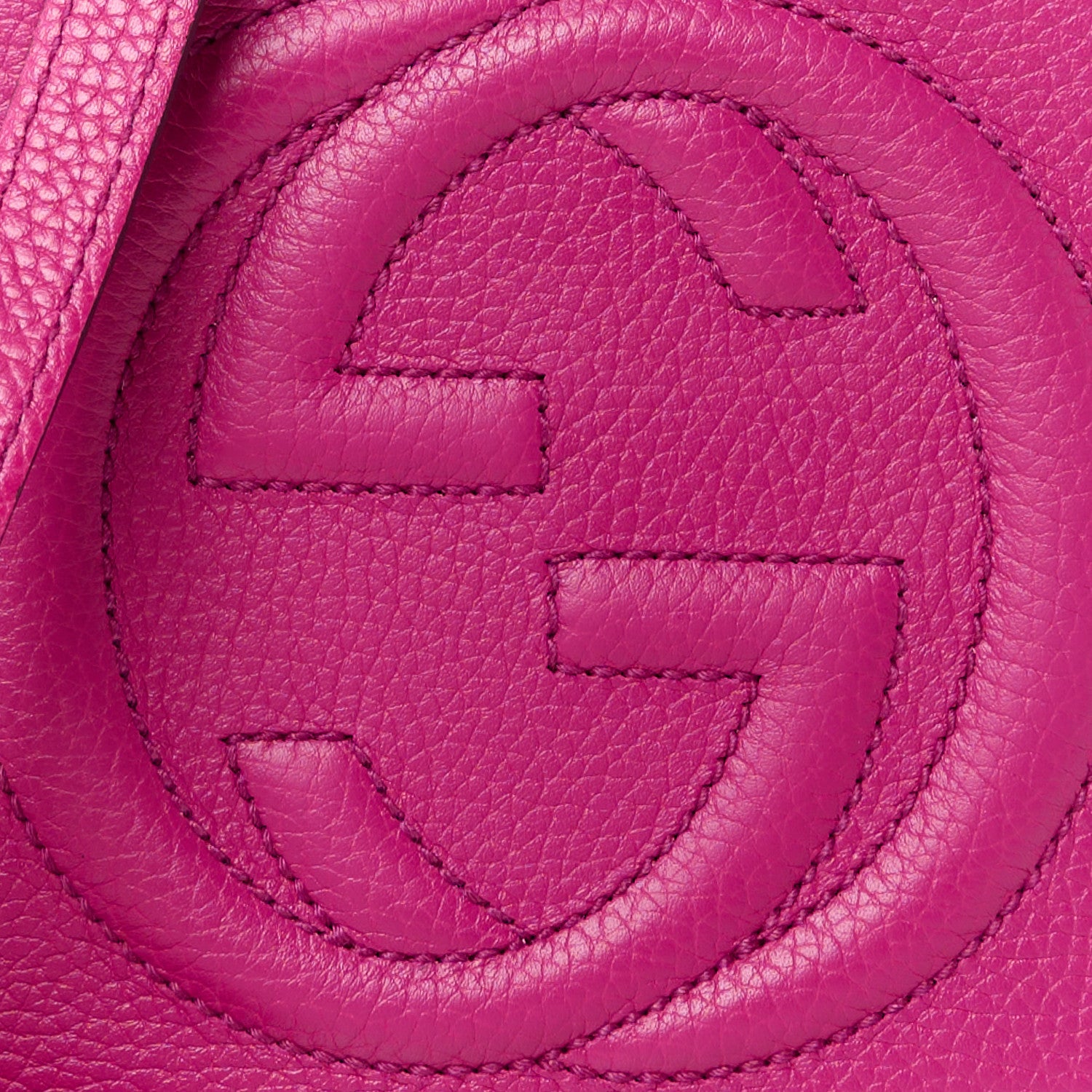 Gucci Cellarius Calfskin Small Soho Disco Bag Bright Bouganville 9 of 11