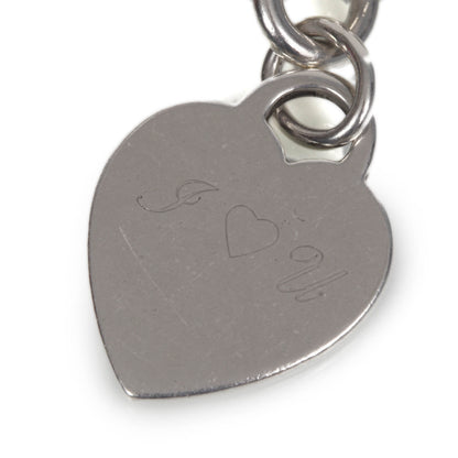 Tiffany Sterling Silver Heart Tag Charm Bracelet 2 of 5