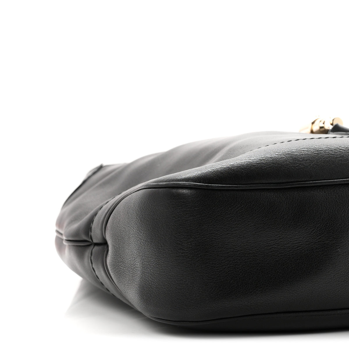 Gucci Calfskin Medium New Jackie Shoulder Bag Black 9 of 10