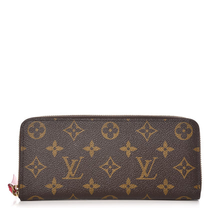 Louis Vuitton Monogram Clemence Wallet Hot Pink 1 of 7