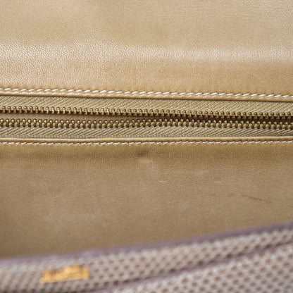 Hermes Lizard Pan Clutch Ficelle 7 of 12
