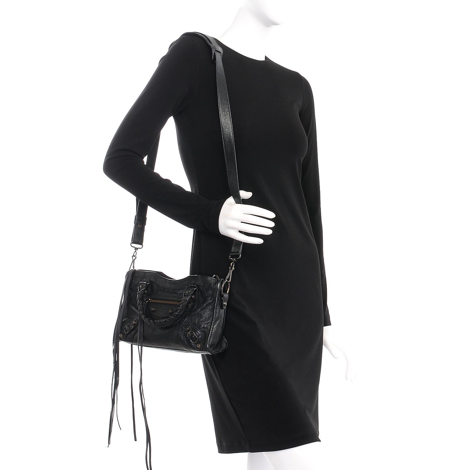 Balenciaga Agneau Classic Hardware Mini City Black 2 of 8
