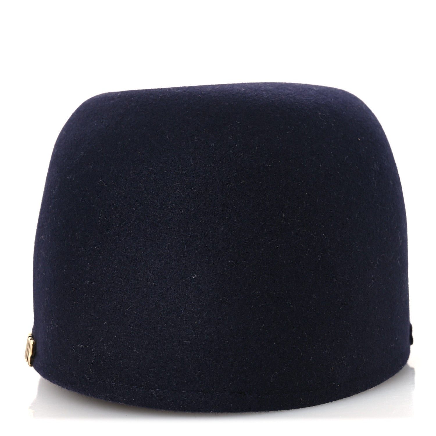 Christian Dior Rabbit Felt Hat 57 Navy 6 of 8