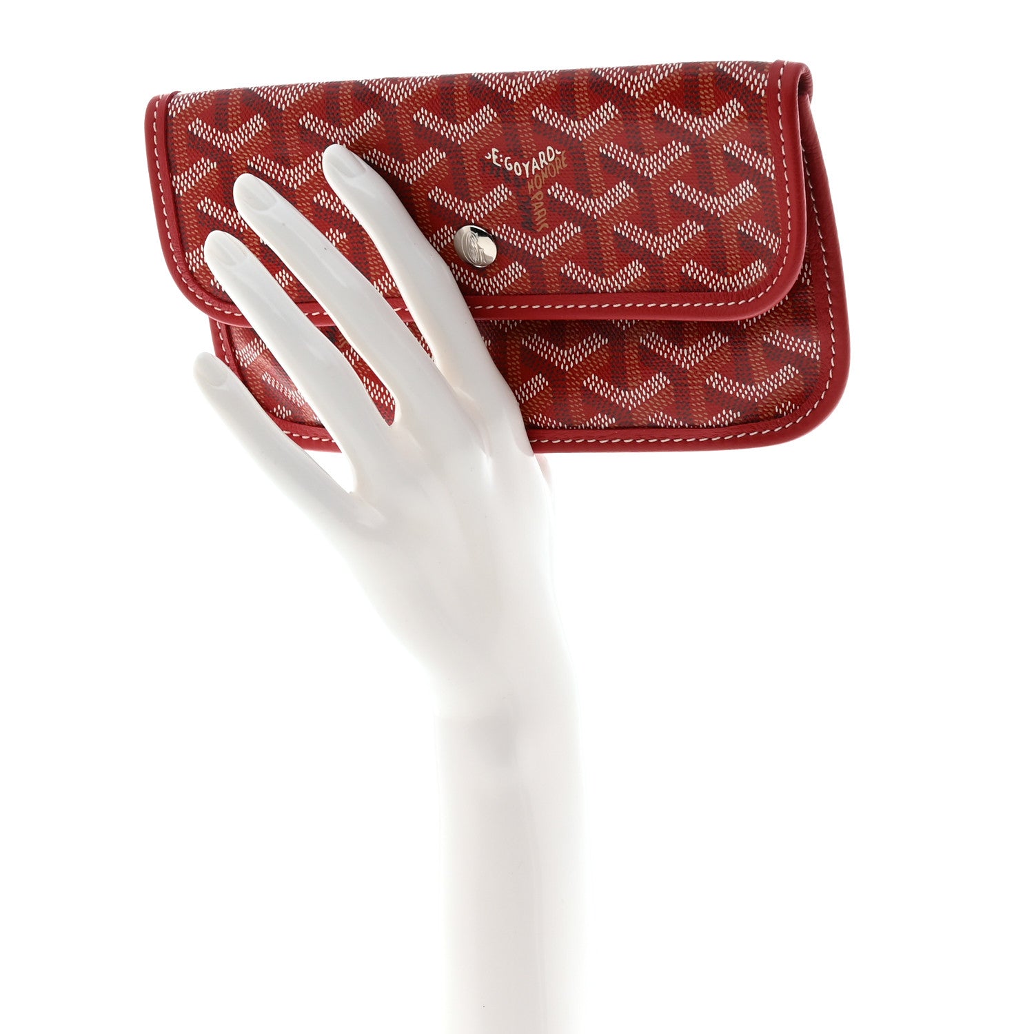 Goyard Goyardine Pouch Red 2 of 6