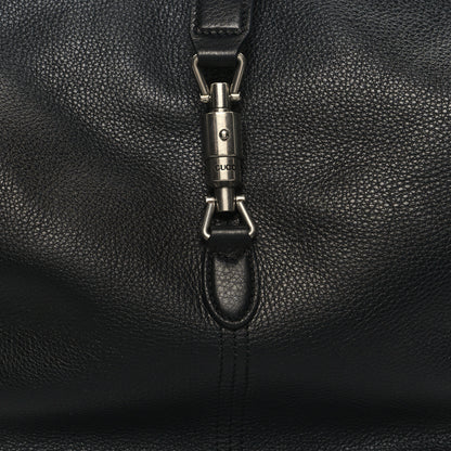 Gucci Soft Grained Calfskin Small Jackie 1961 Shoulder Bag Black 10 of 14