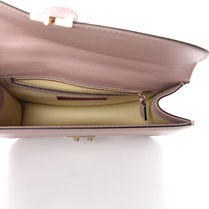 Valentino Garavani Vitello Medium Glam Lock Rockstud Flap Poudre 4 of 7