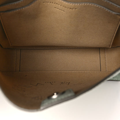 Stella McCartney Eco Alter Nappa Perforated Logo Mini Crossbody Sage Green 5 of 11