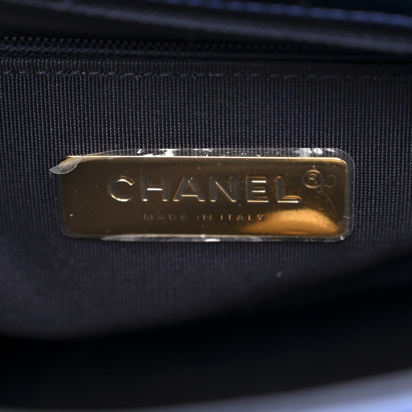 Satin Quilted Medium Chanel 19 Flap Blue