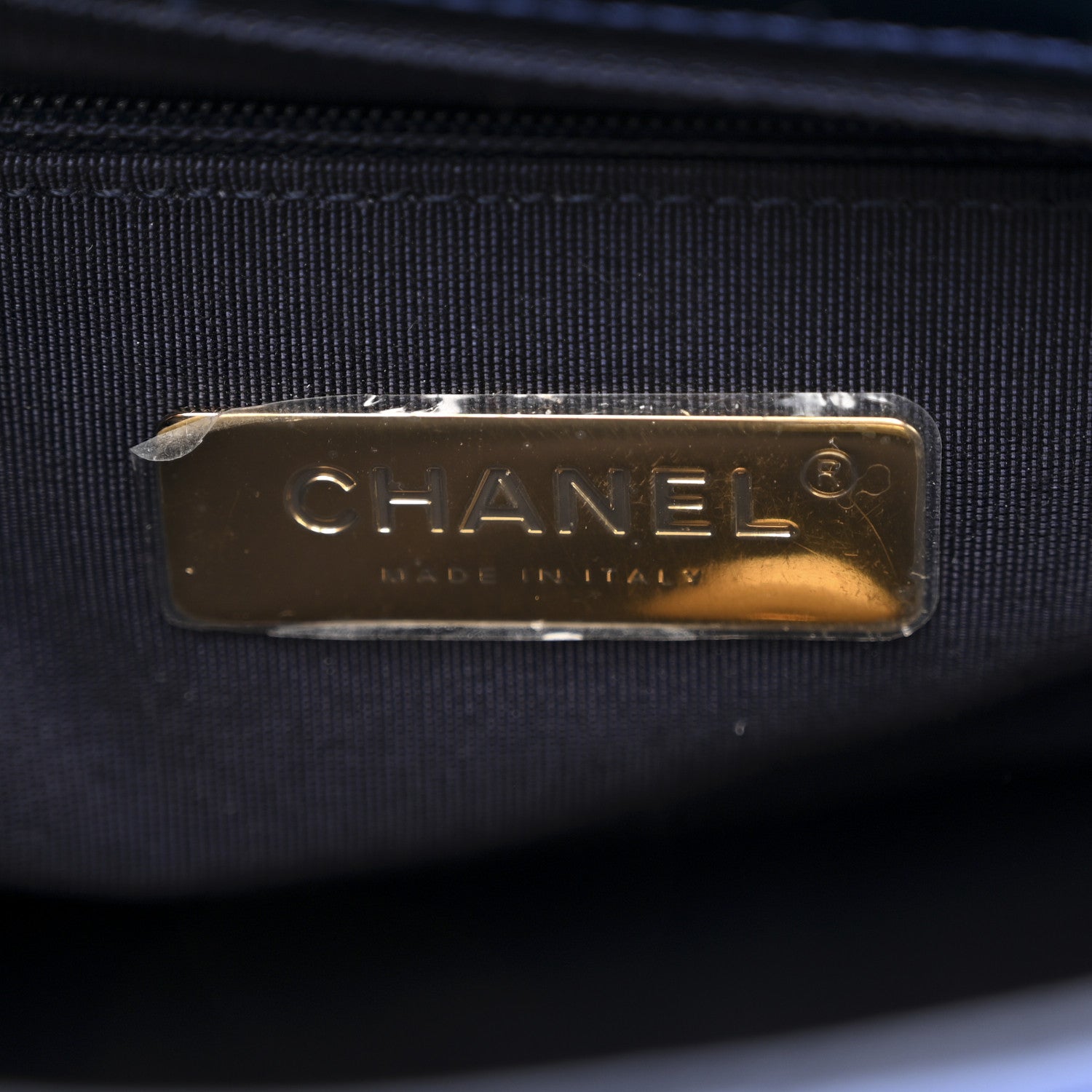 Chanel Satin Quilted Medium Chanel 19 Flap Blue 6 of 11