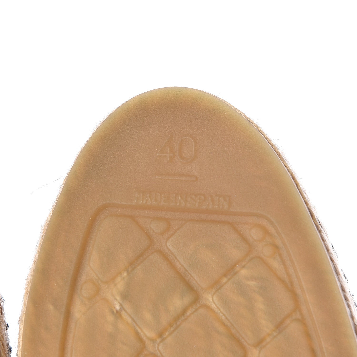 Chanel Lambskin Quilted CC Espadrilles 40 Black 6 of 11