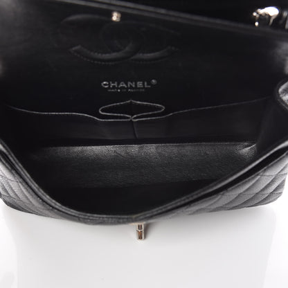 Chanel Caviar Quilted Medium Double Flap Black 7 of 10