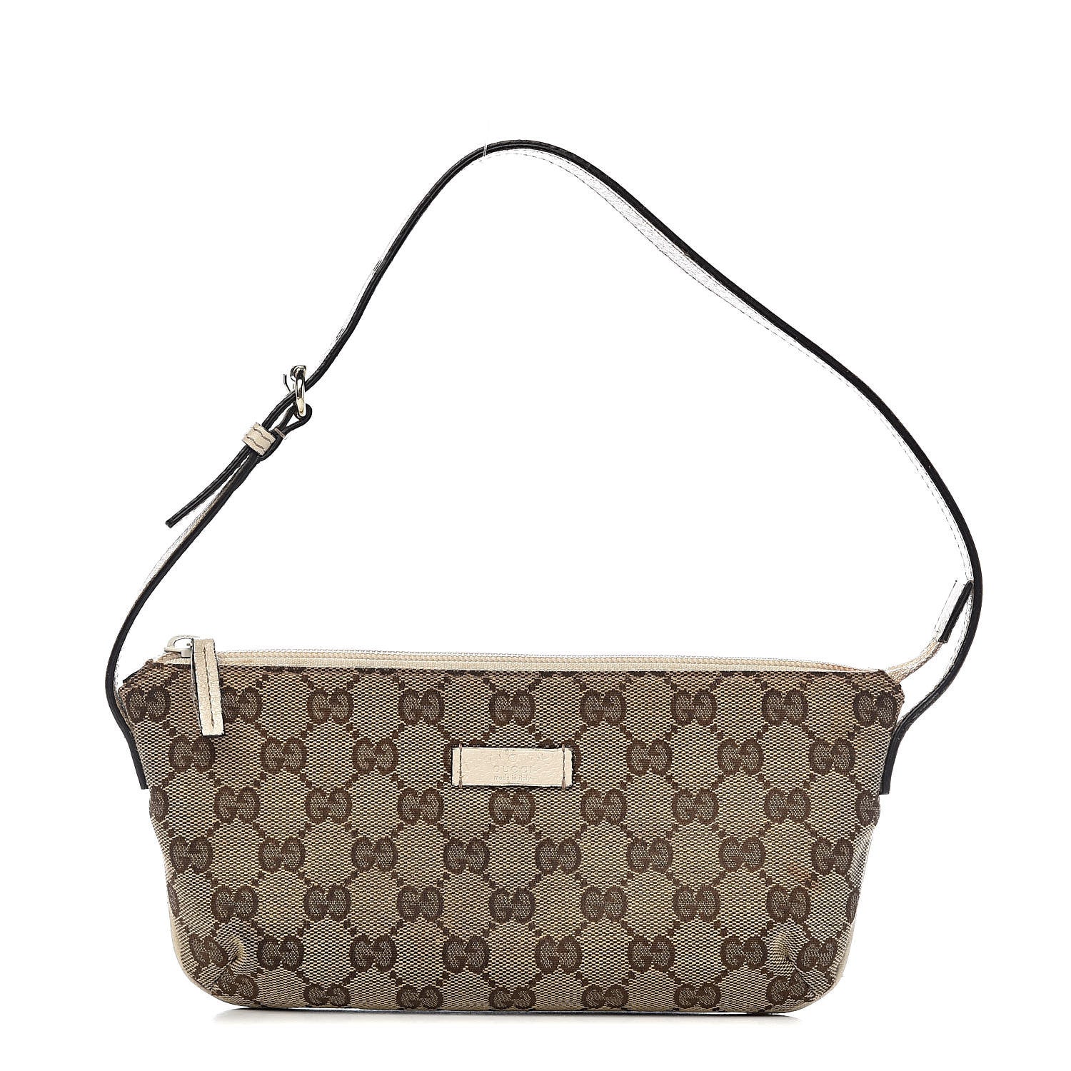 Gucci Monogram Pretty Boat Pochette White 1 of 16