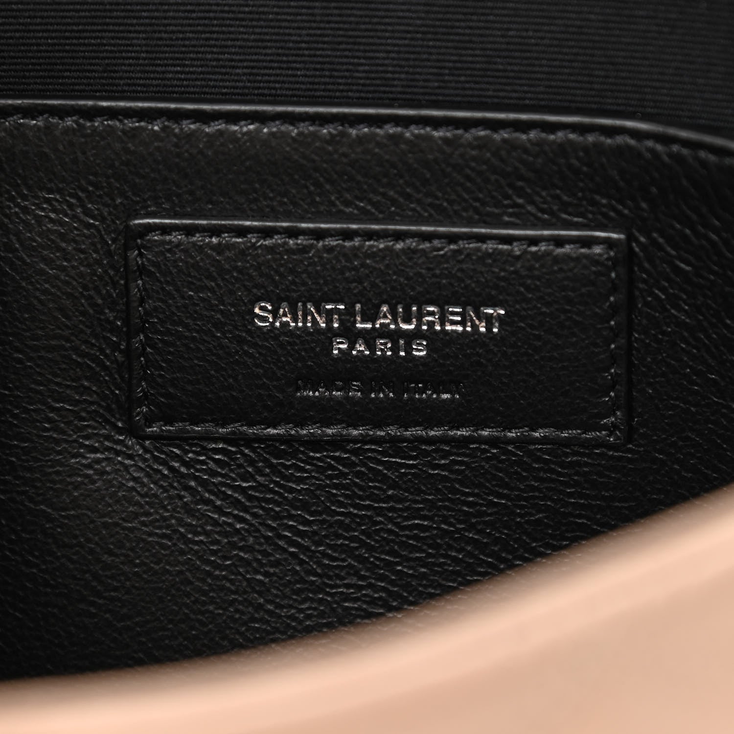 Saint Laurent Lambskin Quilted Small Becky Chain Bag Gold Sand 8 of 10