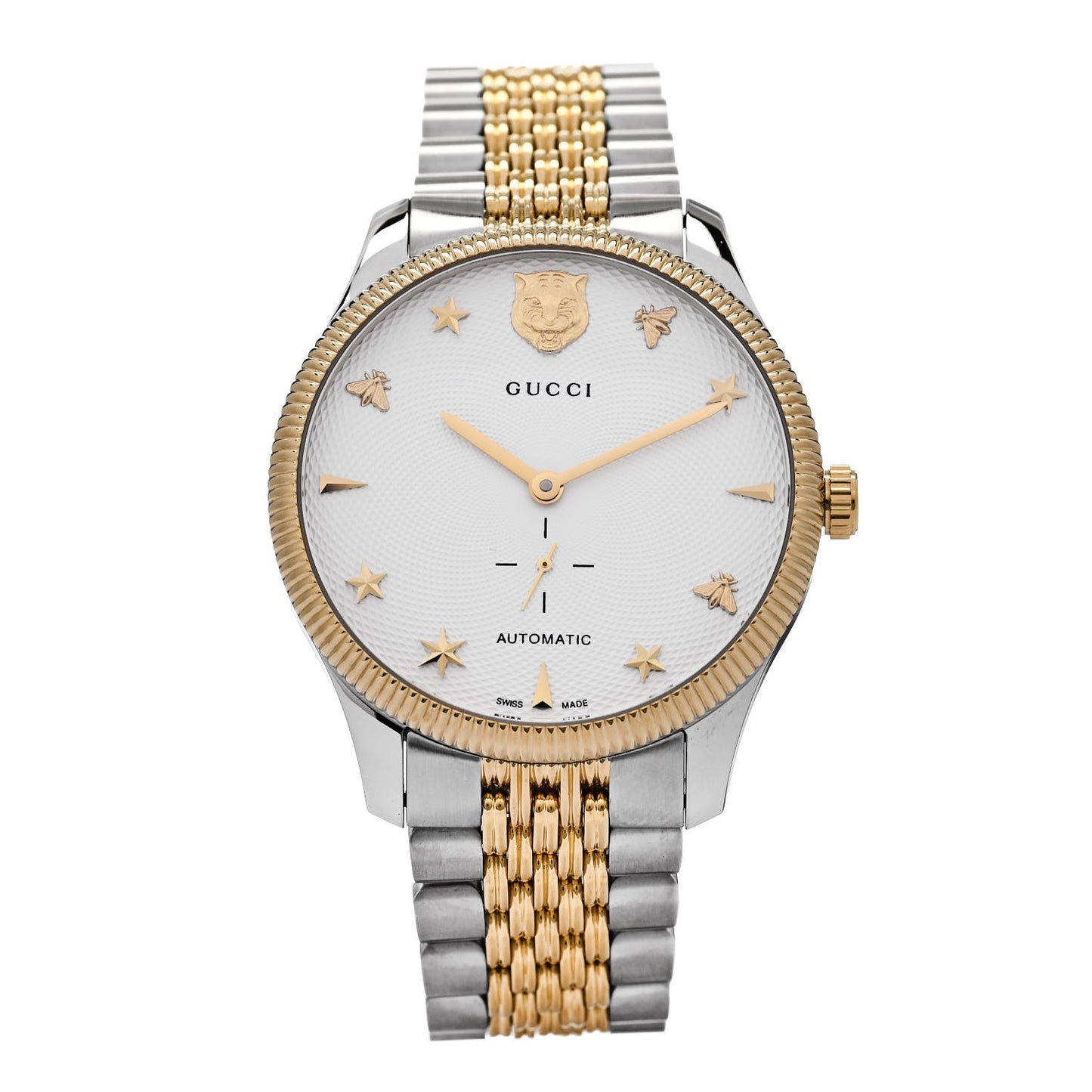 Stainless Steel 40mm G-Timeless Two Tone Charm Automatic Watch